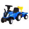 Traktor z przyczepą New Holland T7 Jeździk dla dzieci + Akcesoria + Dźwięki + LED